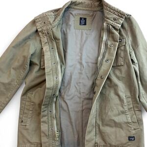 KR3W olive green military-inspired jacket